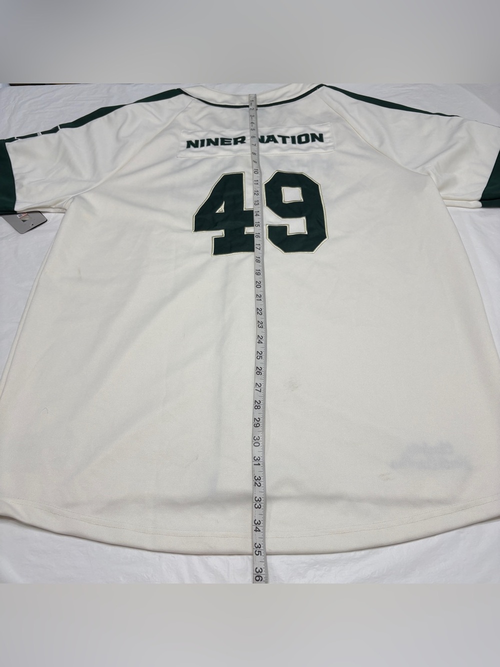 UNC Charlotte 49ers Niner Nation Colosseum Baseball Jersey Men’s XXL New Stained - Picture 13 of 14